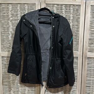 Black Rain Coat